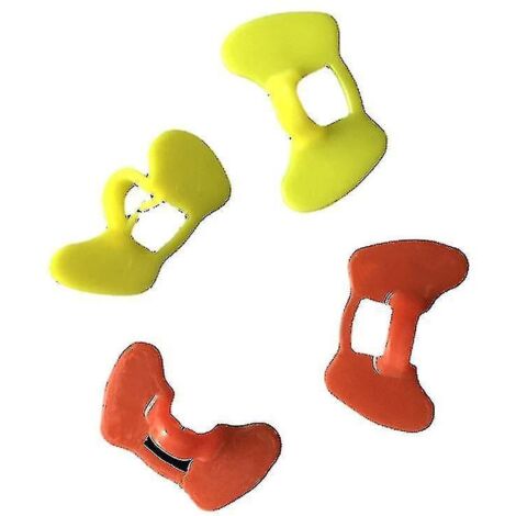 Lot de 100 lunettes de protection anti-picage en plastique sans boulons pour poules (1/5)