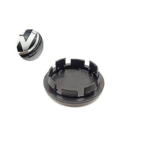 cache-moyeux de roue de voiture (65 mm, 56 mm, 70 mm, 76 mm) avec emblème, compatibles avec les références 3B7601171, 1J0601171 et 7L6601149B.