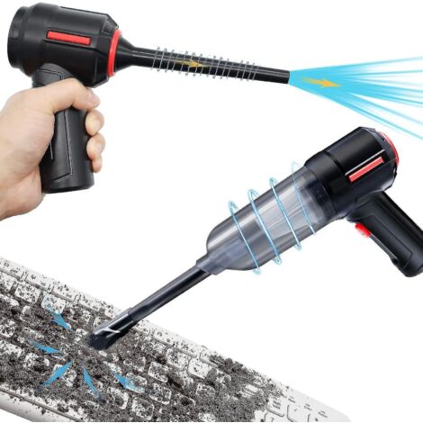 Aspirateur d'ordinateur 3 en 1, souffleur à air comprimé, aspirateur portable sans fil, kit de nettoyage de clavier (1/5)