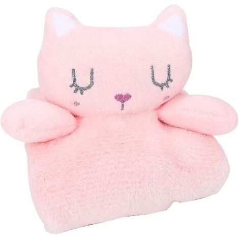 Serviette apaisante pour bébé, peluche corail (chaton, 25 cm), 1 pièce (1/5)
