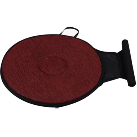 Coussin de siège pivotant et amovible, fin et pivotant, pour conducteurs âgés et enceintes [gratuit] 2 anneaux (1/4)