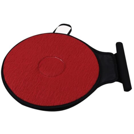 Coussin de siège pivotant et amovible, fin et pivotant, pour conducteurs âgés et enceintes [gratuit] Ring Big Red (1/5)