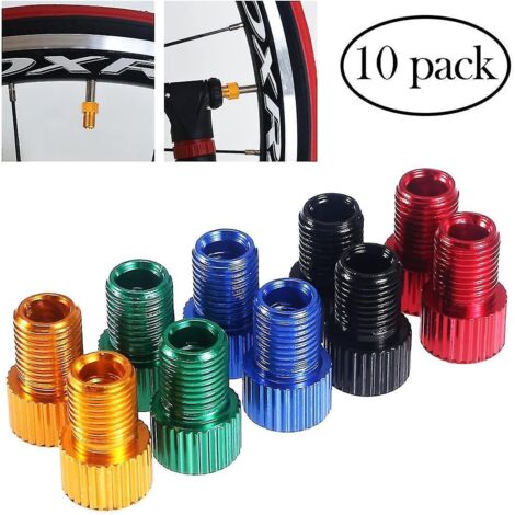 10 adaptateurs de valve Presta pour pompe à vélo (1/5)