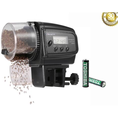 Distributeur automatique de nourriture pour poissons, distributeur numérique pour aquarium et bassin (1/5)