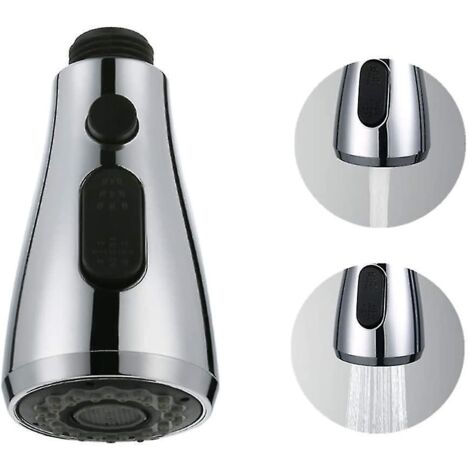 Douchette de robinet de cuisine, aérateur de robinet pivotant à 360°, économise l'eau (1/5)