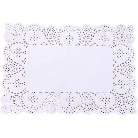 180 napperons en papier dentelle pour boîtes à gâteaux, emballage et décoration de table de mariage (1/5)