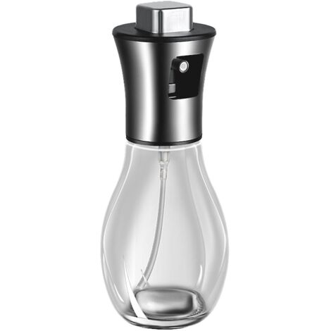 Vaporisateur d'huile d'olive 200 ml avec entonnoir et brosse, flacon pulvérisateur rechargeable pour la cuisine, les barbecues, les salades, la pâtisserie, les rôtissages et les grillades, laque pour (1/5)