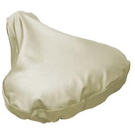 Housse de selle de vélo imperméable avec cordon de serrage, protection imperméable contre la pluie et la poussière (rouge) beige (1/4)