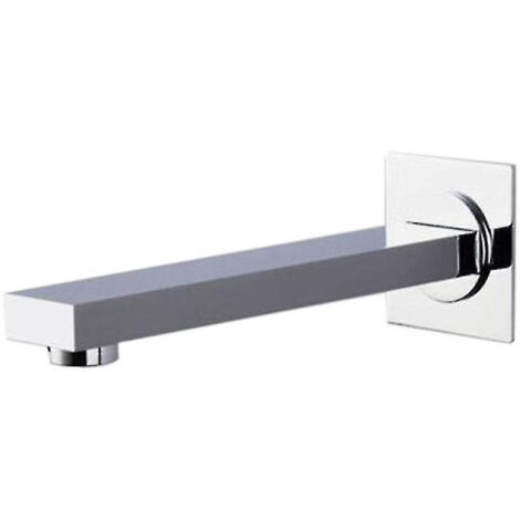 Bec de baignoire carré en laiton pour salle de bain