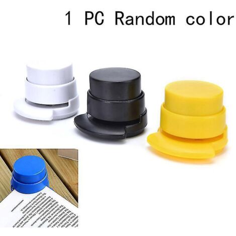 1x Agrafeuse sans agrafes pour bureau et maison, reliure à papier, trombone, Hfmqv (1/5)
