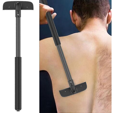Épilateur dorsal et rasoir corporel, sans fil et pliable, à utiliser soi-même (1/4)