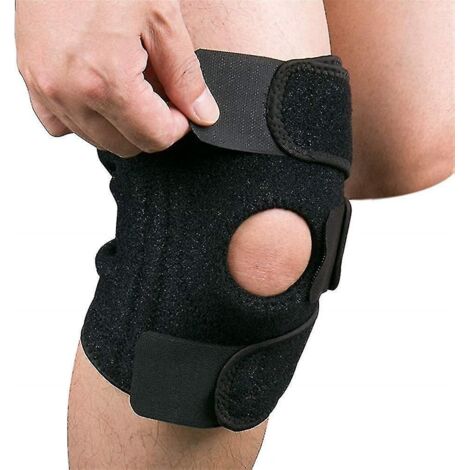 Genouillères de bandage avec fermeture Velcro et ouverture pour la rotule U2013 (1/5)