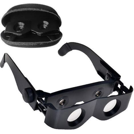 Jumelles de pêche, lunettes loupe pour l'observation des oiseaux, le sport, les concerts et la télévision, pour adultes et enfants, en extérieur, mains libres, avec étui [livraison gratuite] (1/5)