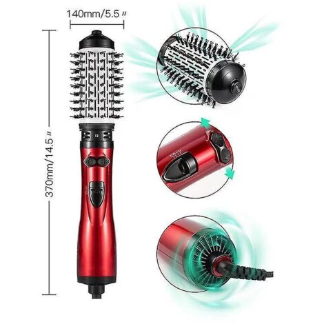 Sèche-cheveux rotatif - Pour sécher, boucler et lisser les cheveux livraison gratuite - Conforme aux normes britanniques (1/5)
