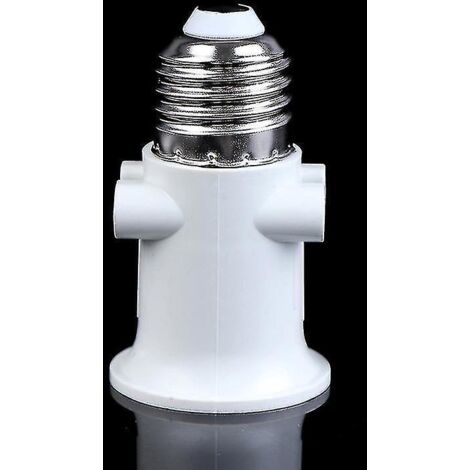 Adaptateur de douille E27 AC100-240V avec prise européenne (1/5)