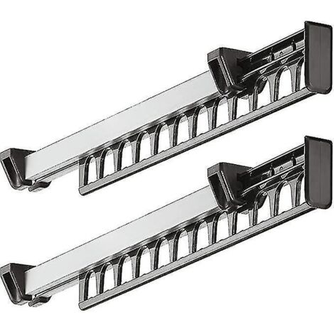 Armoire coulissante à tiroirs pour vêtements, support pour 12 cintres, longueur 315 mm, lot de 2 (1/3)