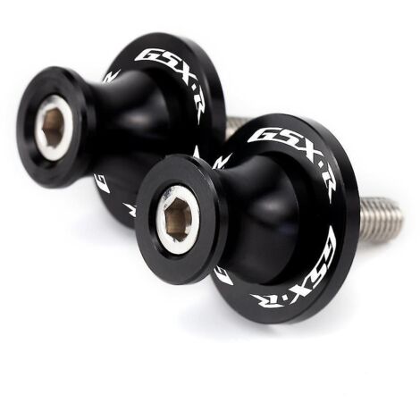 Accessoires en aluminium M8 pour bras oscillant de moto Suzuki GSX-R 1000, 750 et 600 (K1, K2, K3, K4, K5, K6, K7, K8, K9, K11) - Noir - Fabriqué en Chine (1/5)
