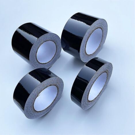 Bandes adhésives noires brillantes (35710 cm) pour garnitures de vitres, capot, toit et montants de voiture - 3 x 1000 cm - Noir brillant (1/5)