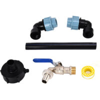 Adaptateur de coude pour réservoir IBC, robinet de remplissage pour arrosoir et connexion pour baril