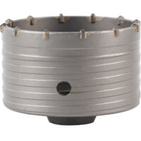 Trépan à béton 100mm pour perceuse à percussion, foret à couronne carbure pour mur en pierre et maçonnerie