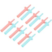 12 pièces pour soulager les coliques des nourrissons, sûrs et jetables, contre les ballonnements, pour nouveau-nés, vert et rose