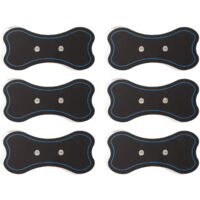 6 pièces Patchs de Massage Cervical Auto-Adhésifs Basse Impédance Coussinets de Remplacement pour Décontractant Musculaire