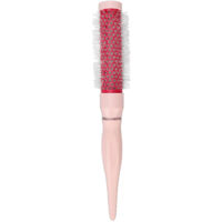 Brosse à cheveux ronde anti-statique, séchage rapide, ions négatifs, massage du cuir chevelu, peigne pour frange nylon, usage salon et maison.