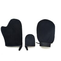 Ensemble de 3 gants pour laver le dos, exfolier et floquer, pour une utilisation unisexe dans le bain