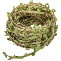 Guirlande de feuilles artificielles rustiques style jungle - 20 m - Décoration murale végétale pour mariages et jardins