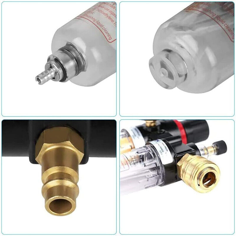 Zerone Filtre Régulateur De Pression Filtre à Air Comprimé Régulateur De Compresseurs D'air En