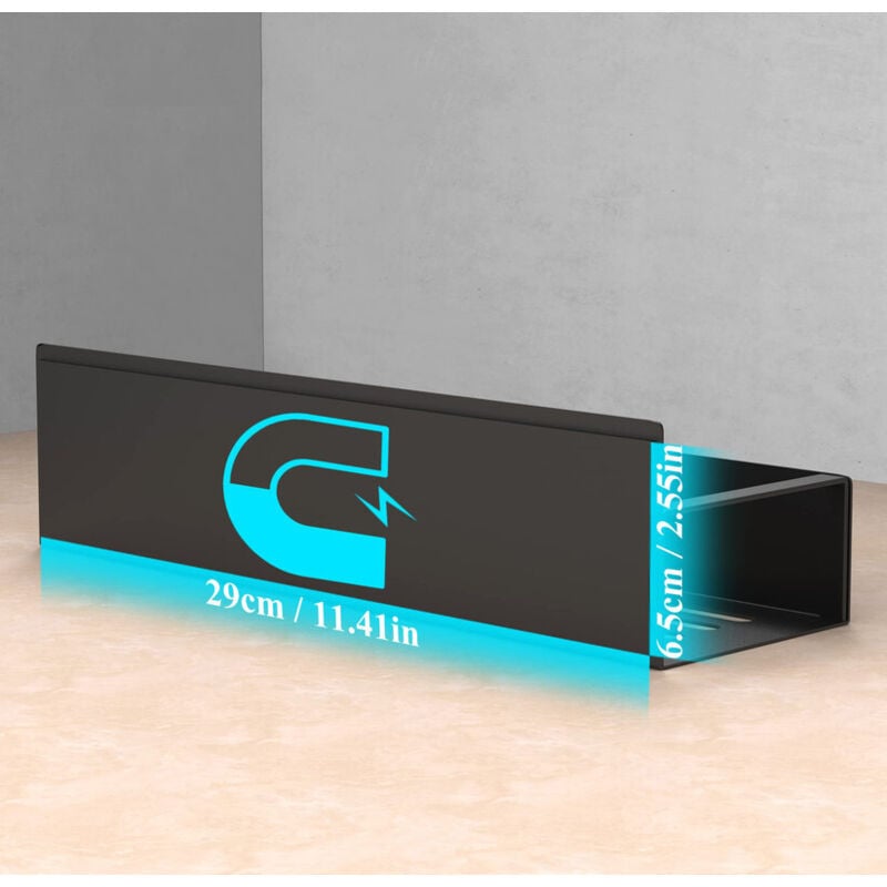 Lot De 2 étagères Magnétiques Pour Réfrigérateur, Organiseur Pour Pots