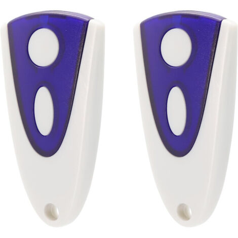 Ouylaf – Lot de 2 télécommandes de porte de garage – Compatible Novoferm Novotron 502 MAX43-2 et 512 MIX43-2 – Fréquence 433,92 MHz – 2 canaux - 92MHzz