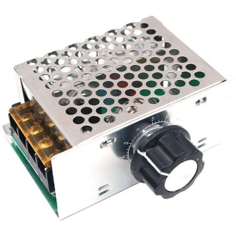 Variateur pour Moteur 220V, Régulateur de Tension AC 4000W, Variateur de Tension 220V, Variateur de Vitesse pour Moteur, Régulateur de Vitesse pour Moteur électrique Variateur,OUYLAF