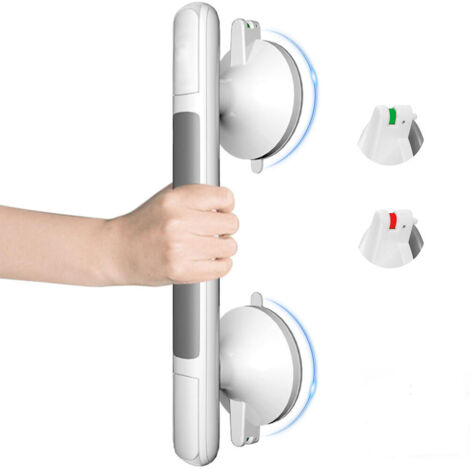 Barres d'appui de douche à ventouses, barres d'appui murales à ventouses, adaptées aux salles de bains/toilettes, protégeant les enfants et les personnes âgées,OUYLAF
