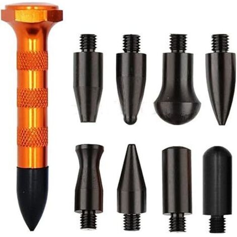 Kit de 9 outils pour réparation de bosses sur carrosserie, sans peinture (1/5)