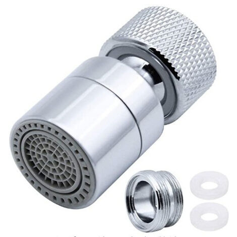 Accessoires Robinet Aérateur Buse Économie d'eau Adaptateur pivotant à 360 ° Réglable Anti-éclaboussures Salle de bains Bubbler Filter (1/4)