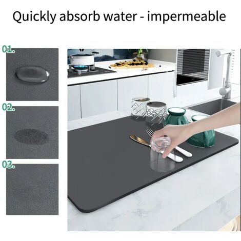 Generic Tapis Anti-Goutte Pour Évier Et Robinet ,Tapis