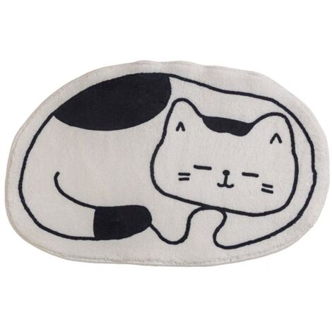 Tapis de salle de bain absorbant pour animaux de compagnie, mignon, antidérapant, en peluche douce, paillasson pour l'entrée de la chambre à coucher