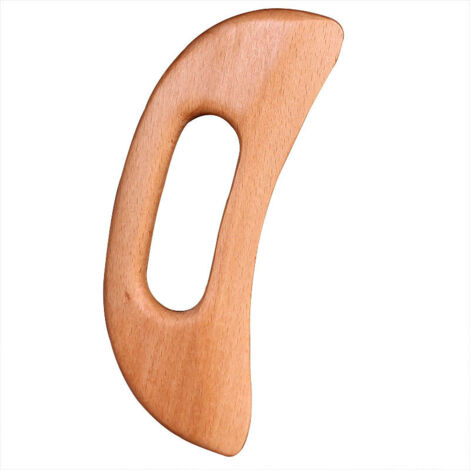Planche de Massage Gua Sha en bois, outil de Massage amincissant, outil de thérapie de Massage corporel (1/5)