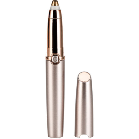Rasoir Électrique Femme, Tondeuse à Sourcils,Epilateur Sourcil électrique pour femmes et épilation Faciale-USB rechargeable or rose (1/5)
