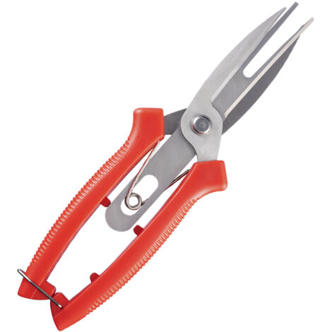 Ciseaux de cueillette de fruits à double tranchant sécateur de jardin cisailles de culture de fleurs d'agrumes cisailles solides 1 pc (1/5)