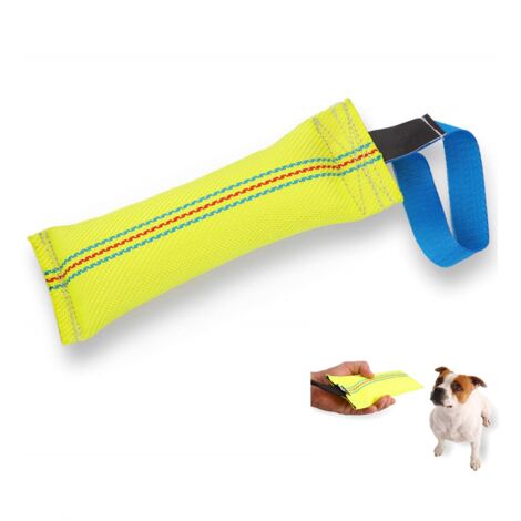 Jouets à mâcher pour chien, oreiller à mâcher pour chien, corde à mâcher pour chien, corde à mâcher pour dressage de chien-bleu (1/5)
