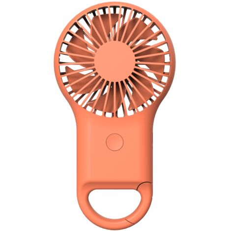 Mini ventilateur de poche élégant ventilateur USB extérieur de charge portable 400 mAh / 800 mAh 1pc (orange, 800 mAh) (1/5)