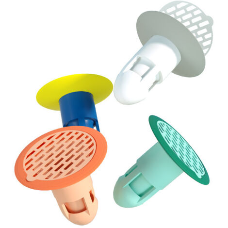 Insect drain d'égout bouclier drain u drain de sol cuisine salle de bain évier filtre bouchon douche drain de sol déodorant housse maison quotidienne déodorant outils ménagers 1pcs (vert) (1/5)