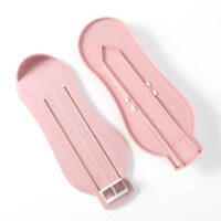 Enfants bébé réglable pied règle bébé chaussures taille outil de mesure chaussures accessoires jauge pied règle 1 pièces (rose)