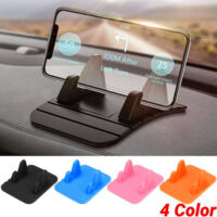 1 pièces nouveau support de téléphone de voiture se dresse Auto anti-dérapant tableau de bord tapis support pour téléphone GPS support de support(Couleur aléatoire)