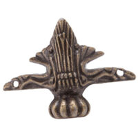 4pcs Mini antique Corner Protector boîte à bijoux boîte en bois décoratif pied Corner Protector