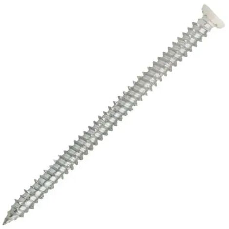 Vis Béton À Fixation Directe Ø 7.5 Mm Scell-It - Tête Fraisée Laquée Blanc