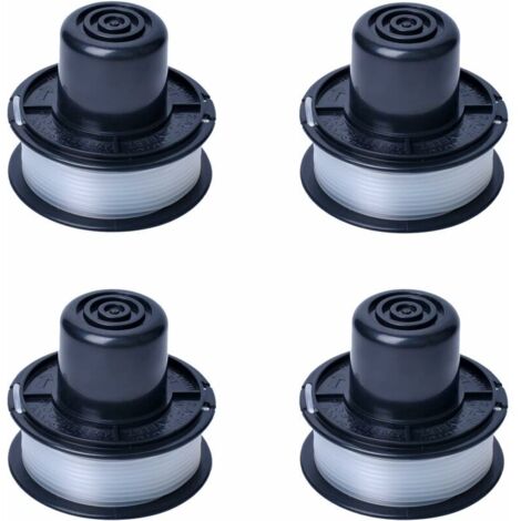 Bobine et ligne de débroussailleuse à gazon compatibles avec Black+Decker Remplacer les bobines GL250, GL310, GL360 Outil de débroussailleuse (lot de 4) (1/5)
