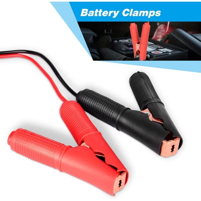 Lot De 2 Pinces Crocodiles En Cuivre Pur Pour Chargeur De Batterie